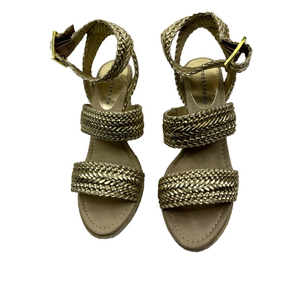 Apostrophe Women's  Wedged Sandals Size:8.5